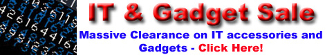 Save over 80% on selected Computer Accessories and Gadgets - View here