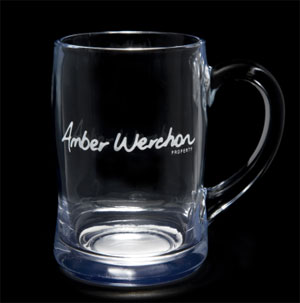 Laser Etched Beer Glassware Australia